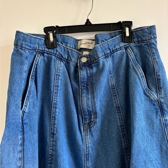 Universal thread denim maxi skirt spring summer - Picture 3 of 5